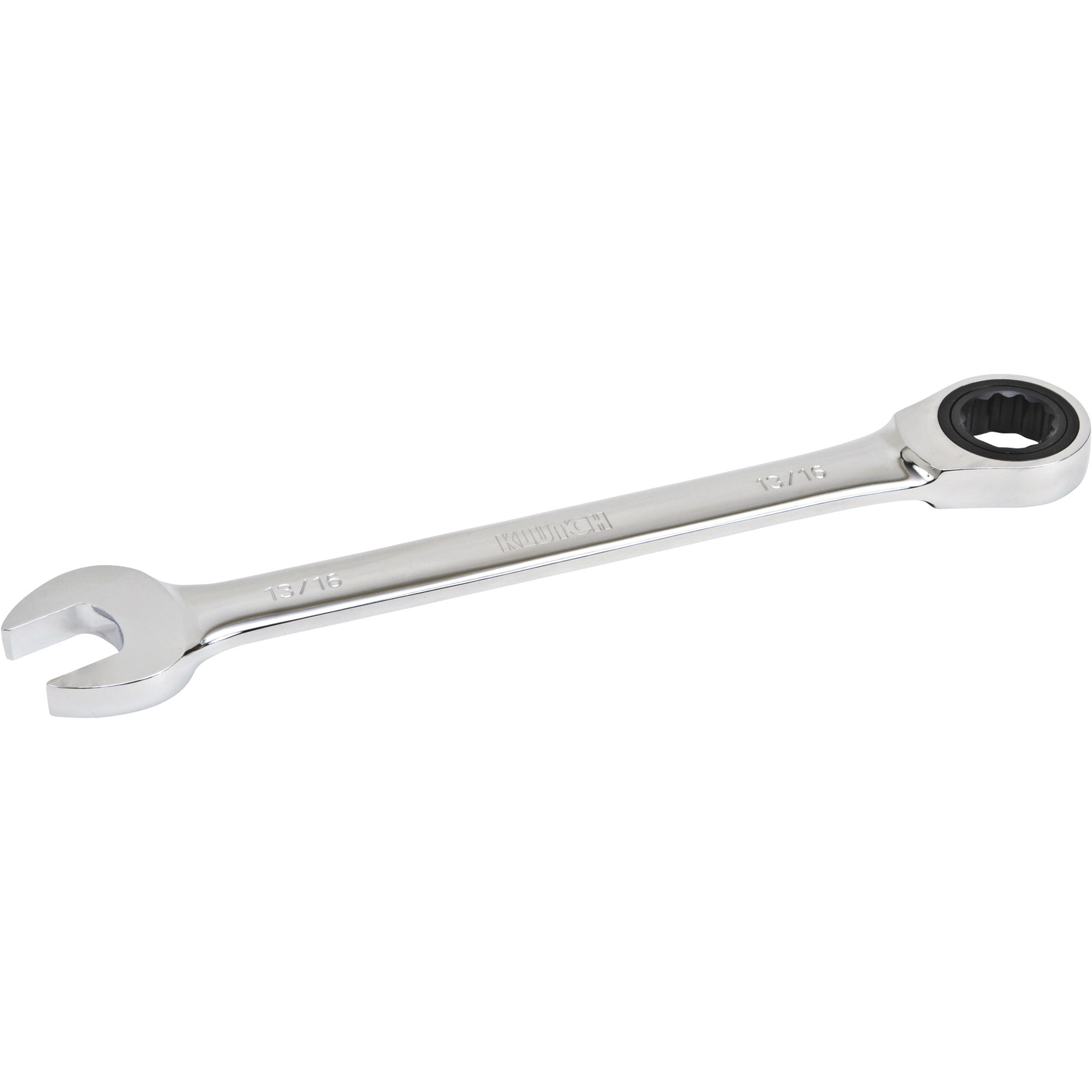 Klutch Ratcheting Wrench, SAE, 13/16in.